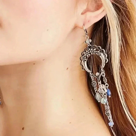 Free People Monty Chandelier Dangle Earrings - Picture 1 of 3